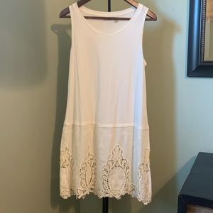 Logo white dress- size S